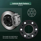 Set of 4 Wheel Spacers 6x135 1.5" 14x2 for Ford F-150 Lincoln Navigator (2004–2014)