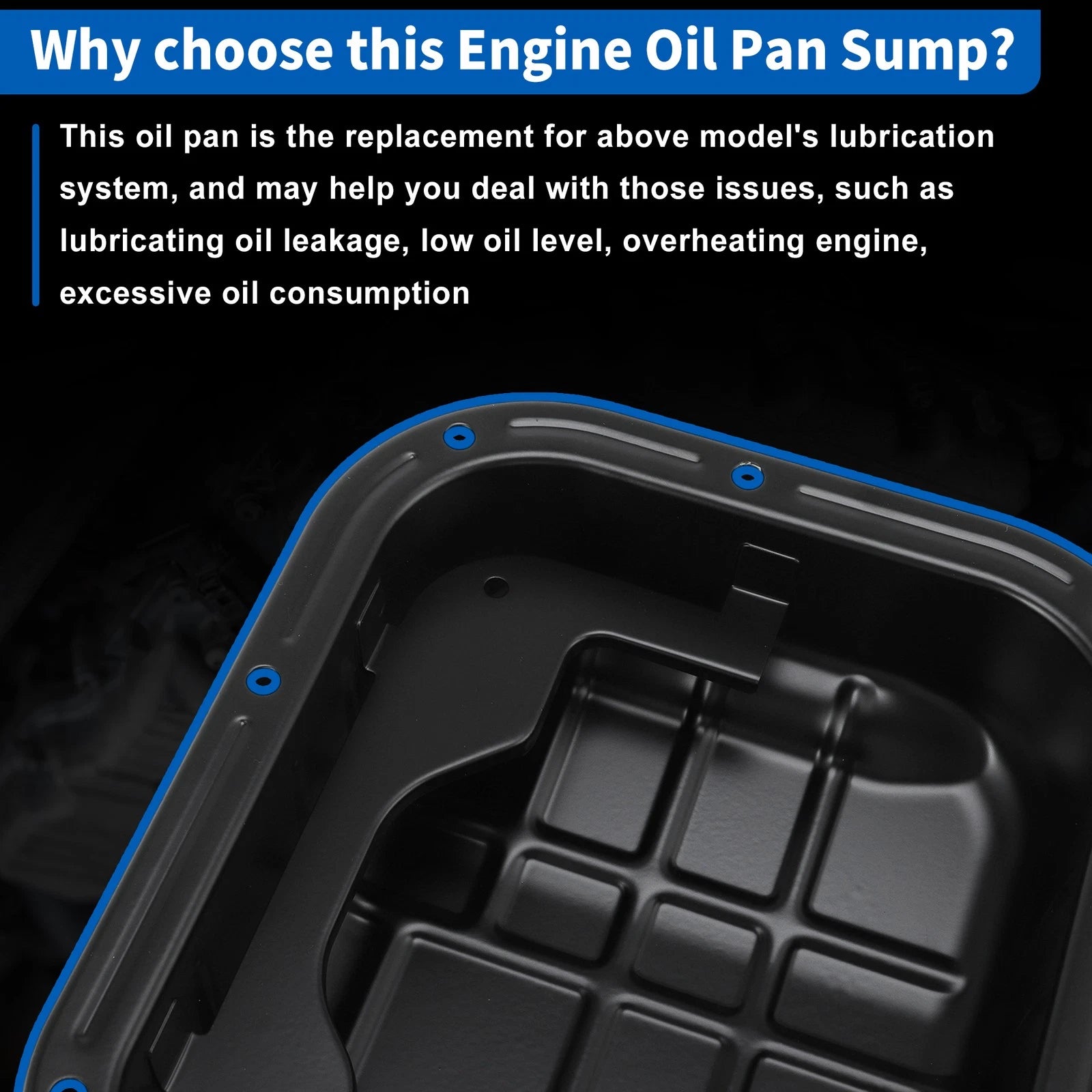 Engine Oil Pan Sump with Drain Plug 111106KA0B for Nissan Pathfinder (2017–2020)