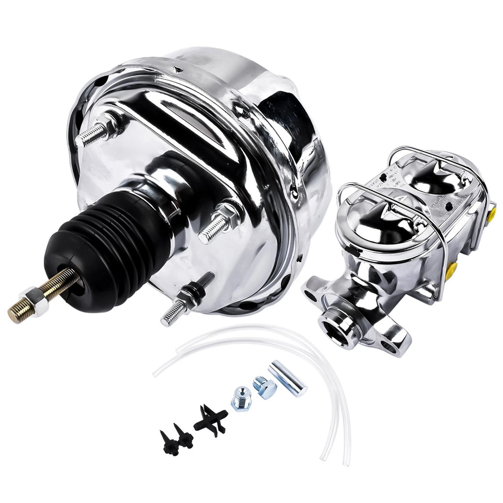 7" Power Brake Booster & Bail Top Master Cylinder for Hot Rod (Custom)