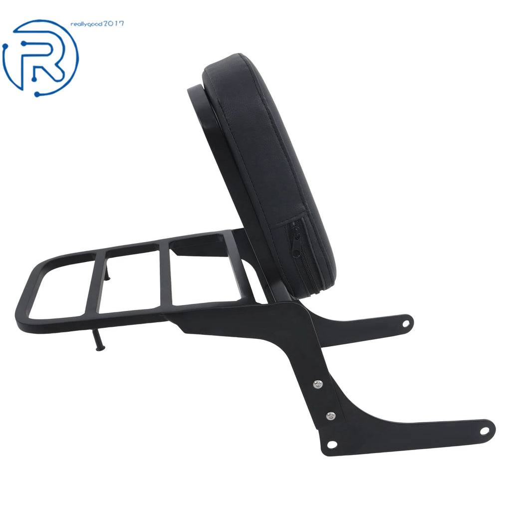 Passenger Backrest Sissy Bar with Luggage Rack for Honda Rebel 250 (1985–2016)