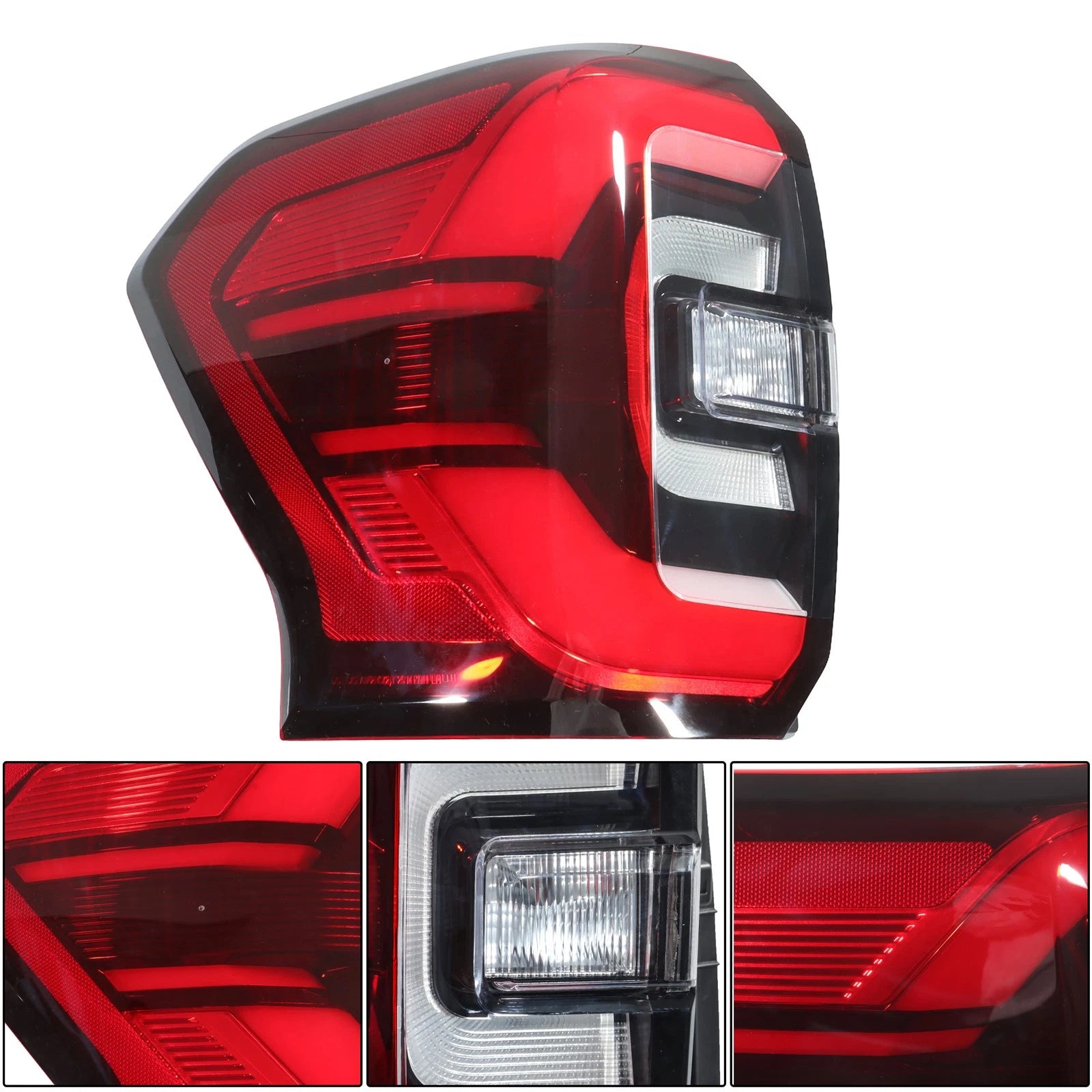 5 Pin Left Tail Light for Ford Expedition (2022–2024) LED Rear Chrome