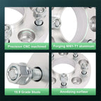 Set of 4 Wheel Spacers 1" 25mm Thick for BMW 128i 135i 328i M3 (2008–2013)