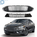 Front Bumper Grille Assembly Chrome for Ford Fusion (2017–2018)