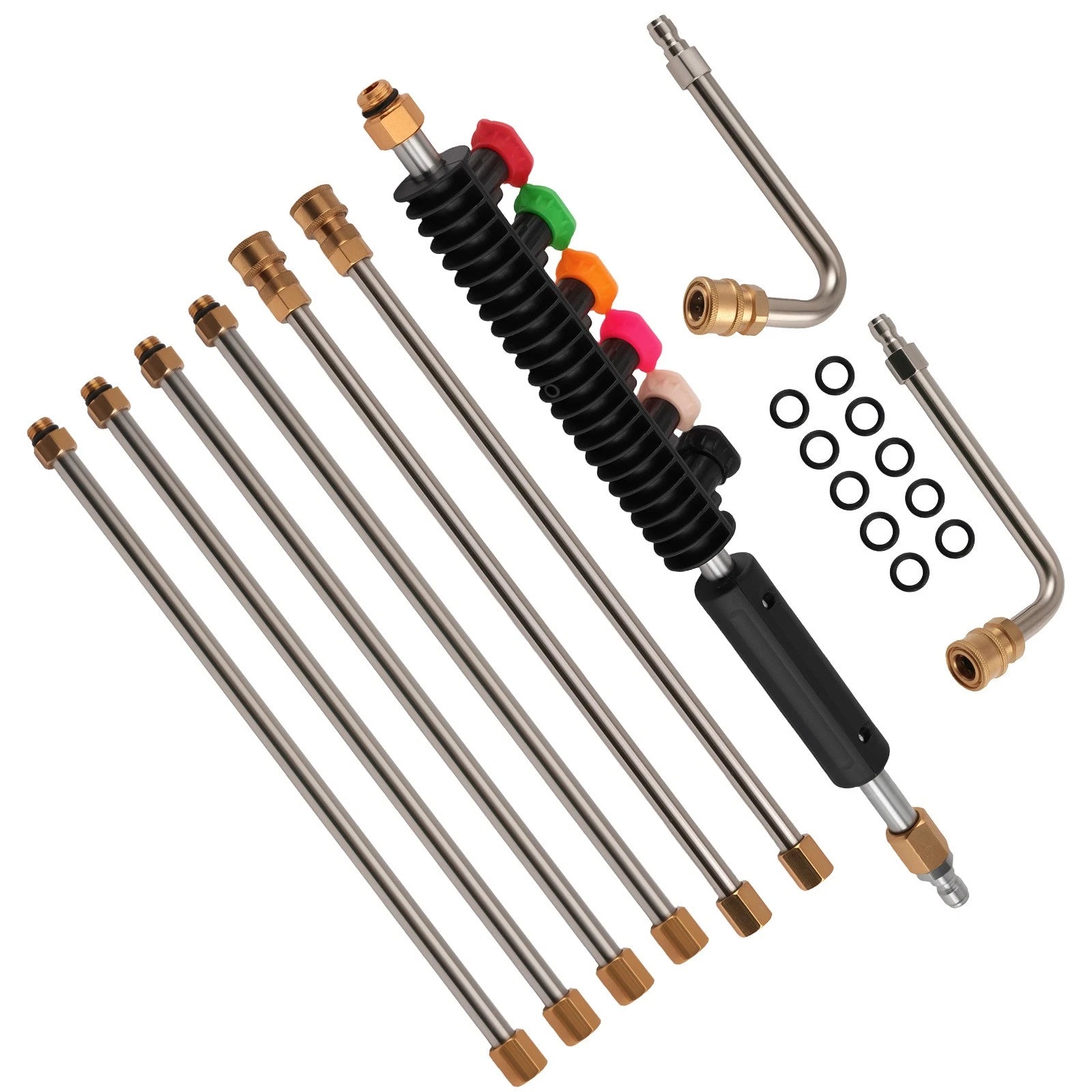 Stainless Steel Pressure Washer Extension Wand 1/4" Quick Connect