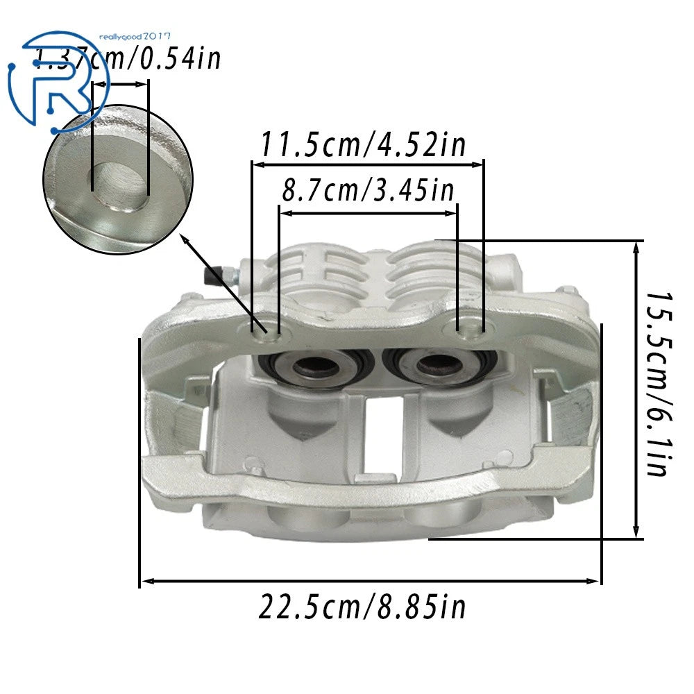 Rear Brake Calipers for Cadillac Escalade, Chevrolet Silverado 1500, Tahoe (2000–2007)