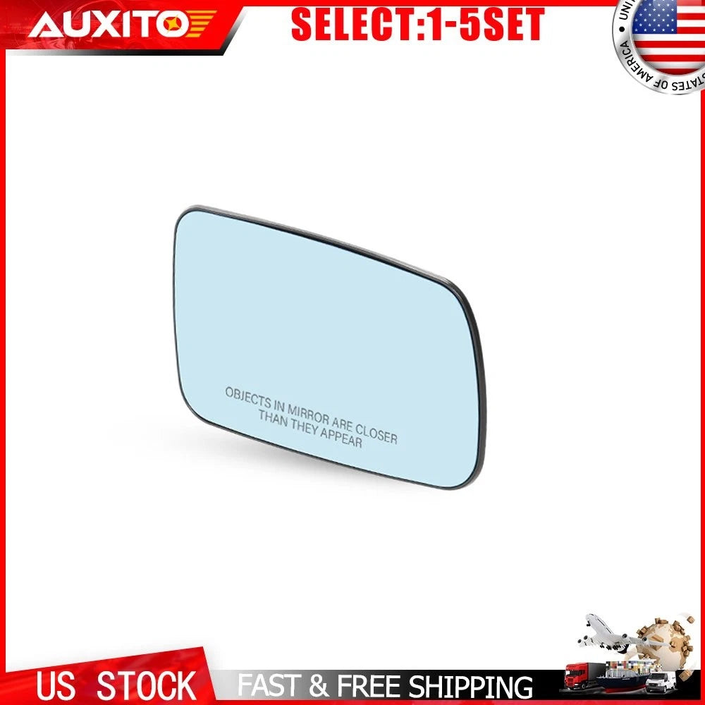 Heated Blue Tinted Passenger Mirror Glass for BMW 325Ci 330Ci (2001–2006)