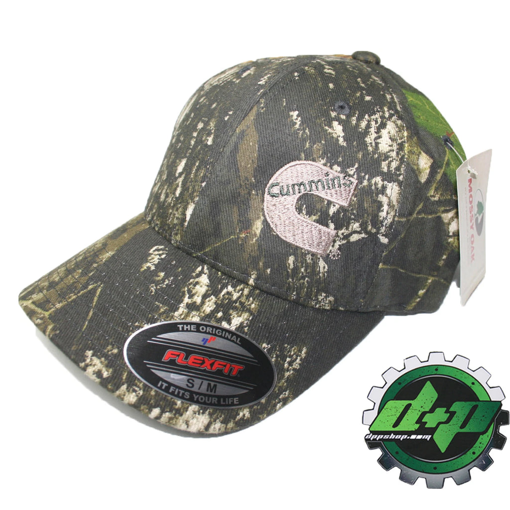 Cummins Flexfit Hat Cap for S/M (Camo Mossy Oak)