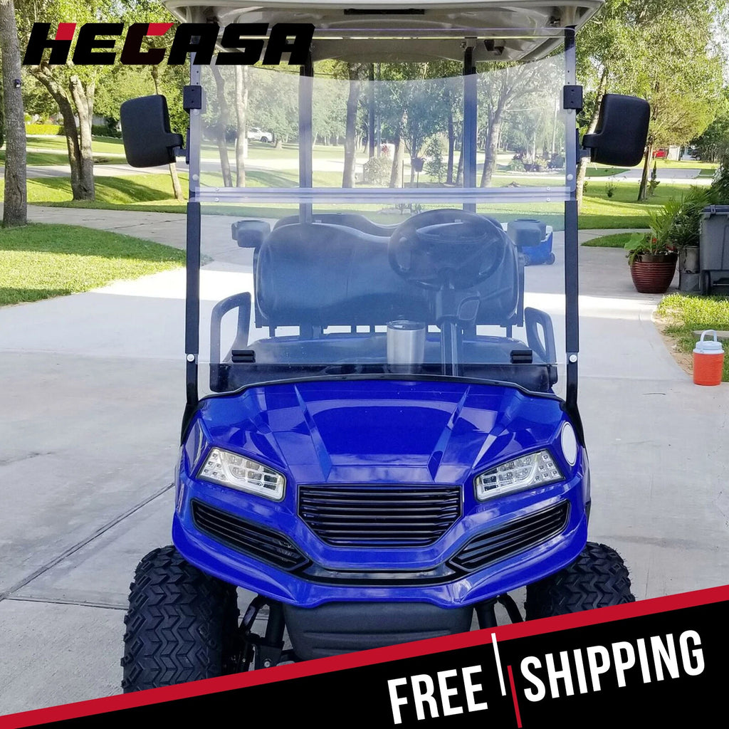 Clear Folding Windshield for Yamaha G29 Drive (2007-2016)