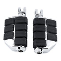 Chrome Driver Footpeg Pegs for Harley Softail Street Bob (2018–2025)