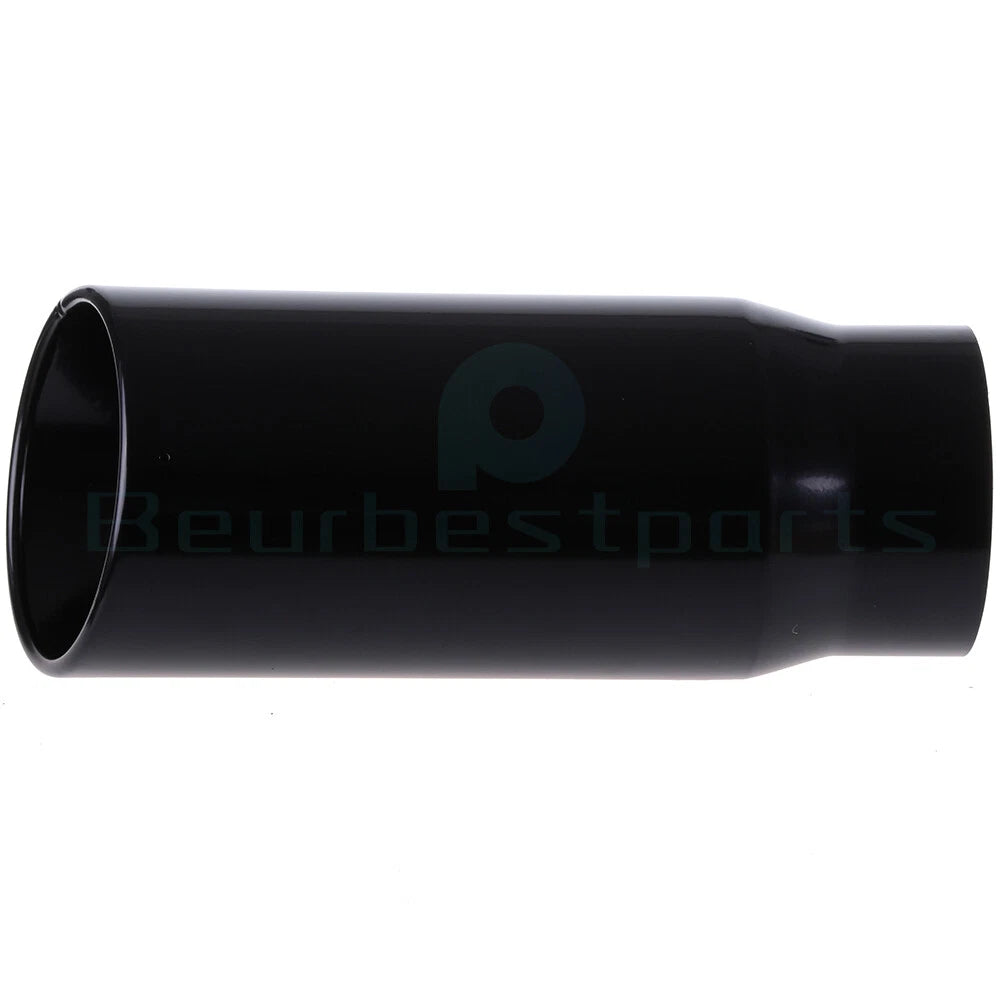 5" Inlet 6" Outlet 15" Length Black Diesel Exhaust Tip for Universal Fit