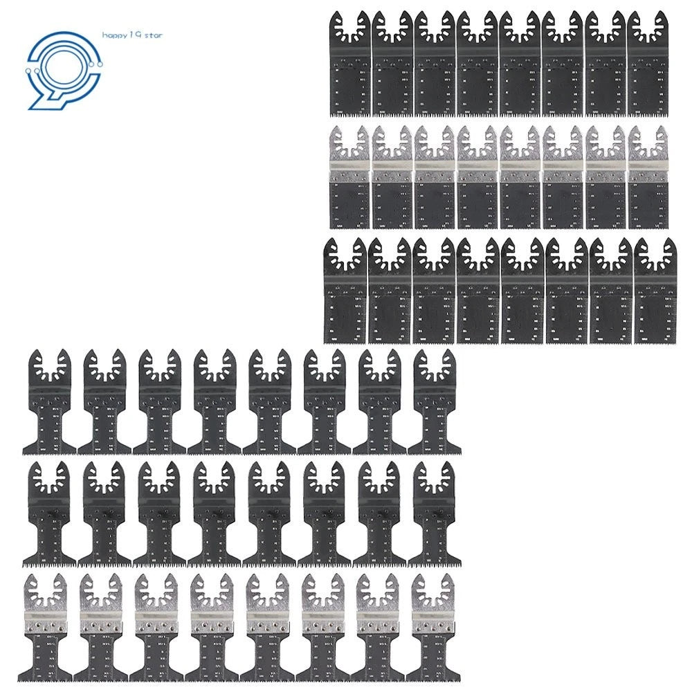48 Piece Oscillating Multi Tool Saw Blades for