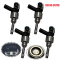 Set of 4 Fuel Injectors 35310-2G720 for Hyundai Kia 2.0 Turbo (2011–2015)