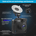 4K Dash Cam for Universal Cars (UHD 2160P, WiFi, GPS, 170°)