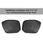 5" x 7" Saddlebag Lid Speaker Grill for Road King Touring Glide (2014–2022)