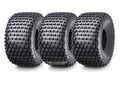 Set of 4 ATV Tires 22X11-8 Dimple Knobby 10026 4PR for 3 Wheeler