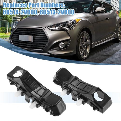 1 Pair Front Bumper Bracket for Hyundai Veloster (2012–2017) NO.86514-2V000/86513-2V000