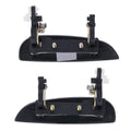 2 x Front Left & Right Outer Door Handle Smooth Black for Kia Rio (2002–2005)