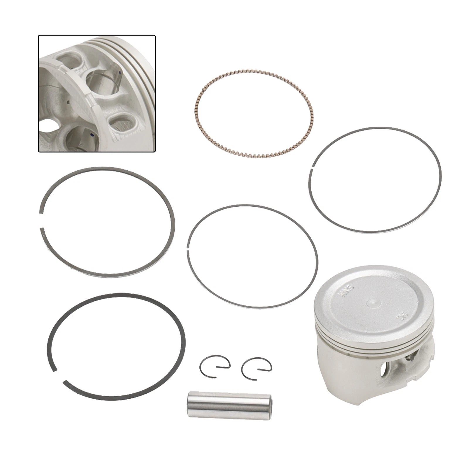 Piston Ring Rebuild Kit Std Bore 78.5mm for Honda Rancher TRX350FE TE (2000–2006)