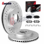 Front Rotors & Ceramic Brake Pads for Chevy Cobalt Pontiac G4 G5 (2005–2010)