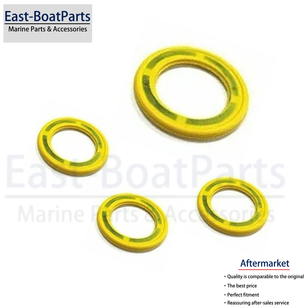 Oil Drain Plug Seal Washer & Screw Gasket for Mercury 30-60 HP (8M0007119)