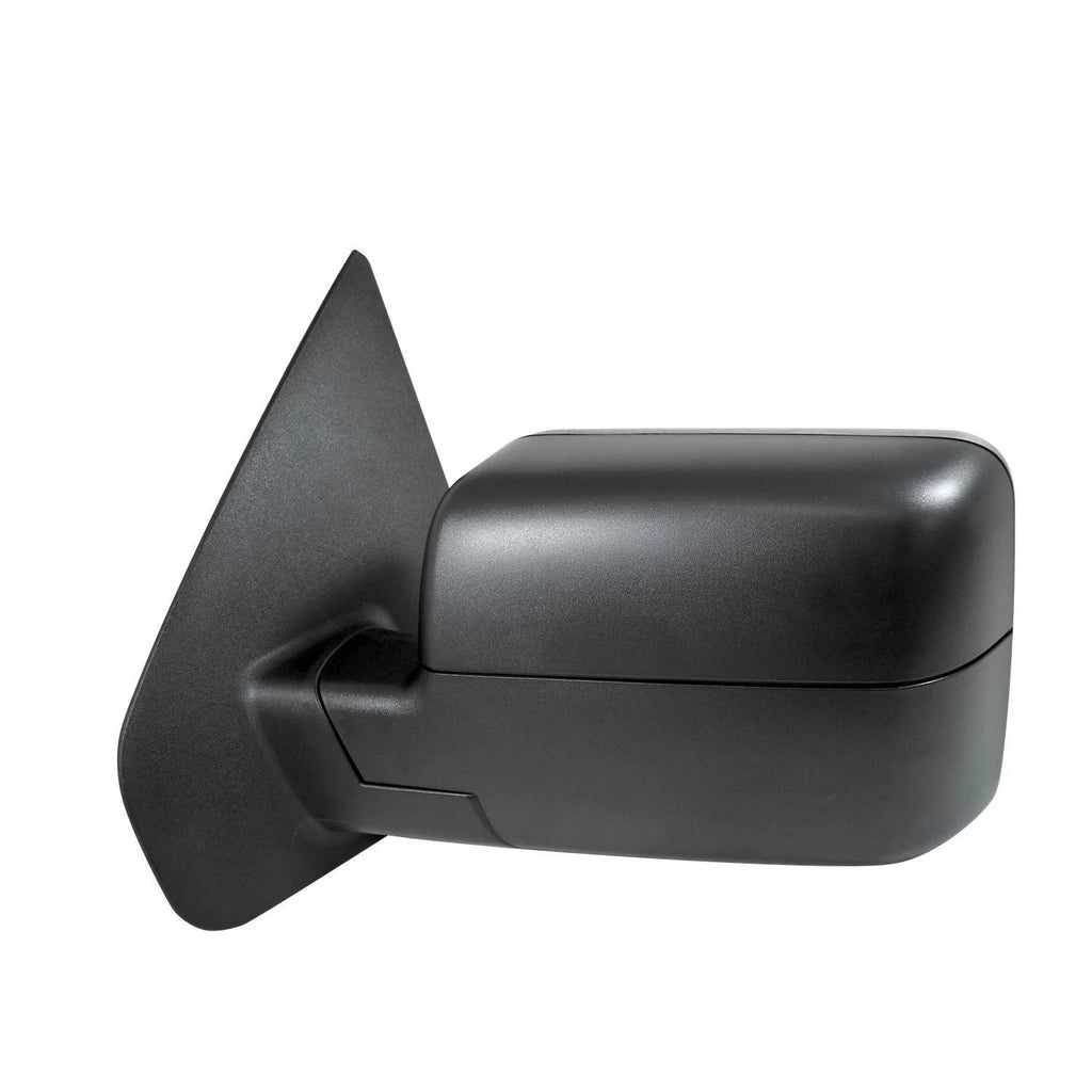 Replacement Black Textured Passenger Power Door Mirror w/Turn Signal w/Heated