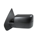 Replacement Black Textured Passenger Power Door Mirror w/Turn Signal w/Heated
