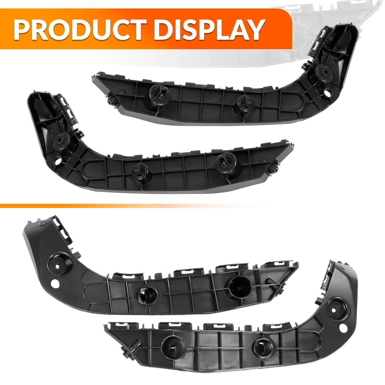 Set of 2 Front Bumper Retainer Brackets for Toyota 4Runner (2014–2024)