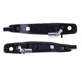2 x Door Handle Outer Black for Mitsubishi Lancer (2002–2007)
