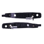 2 x Door Handle Outer Black for Mitsubishi Lancer (2002–2007)