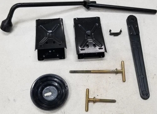 Set of 2 Spare Jack Wheel Chocks for Jaguar XJ6 (1993–1994)