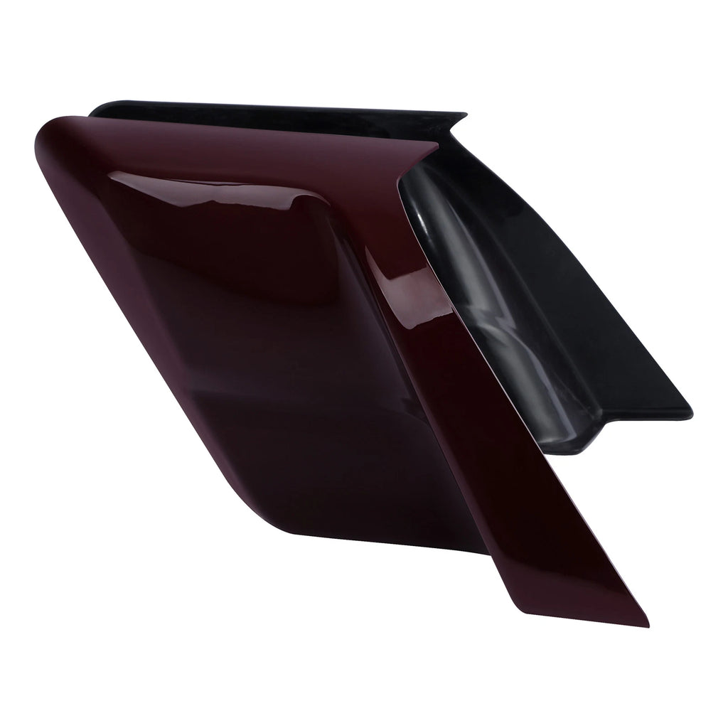 Stretched Side Covers for Harley Touring Road Glide (2014–2023) Billiard Burgundy