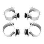 49mm Windshield Clamps for Harley Softail Street Bob Low Rider (2018-2024)