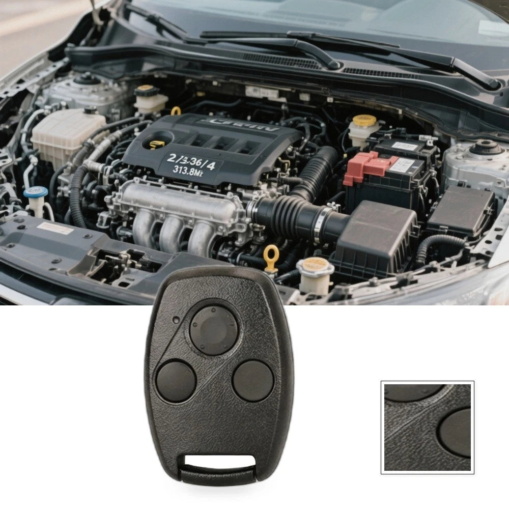 Remote Car Key for Honda Accord Civic CR-V (2000–2023) ID46 313.8MHz 2/3/4 Button