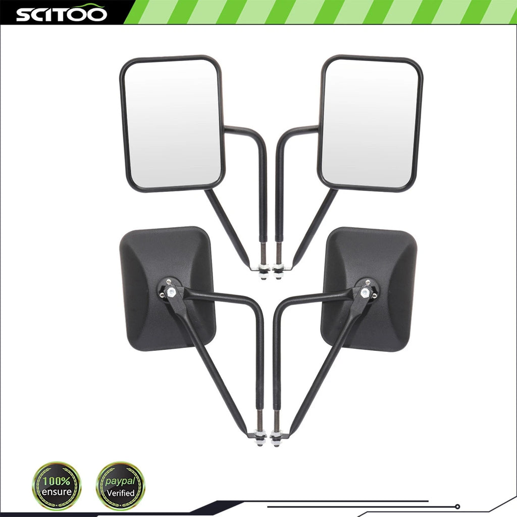 Door Hinge Mirrors for Jeep Wrangler JK JKU CJ YJ (1997–2017)