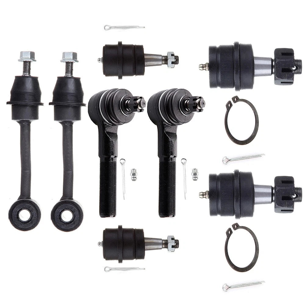 Set of 8 Front Tie Rod Ends Ball Joints for Jeep Grand Cherokee (1996–1998)