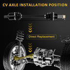 CV Axles for Polaris RZR 570 800 (2012–2014)