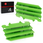 2PCS Radiator Shroud Guard for Kawasaki KX125 KX250 (1990–2023)