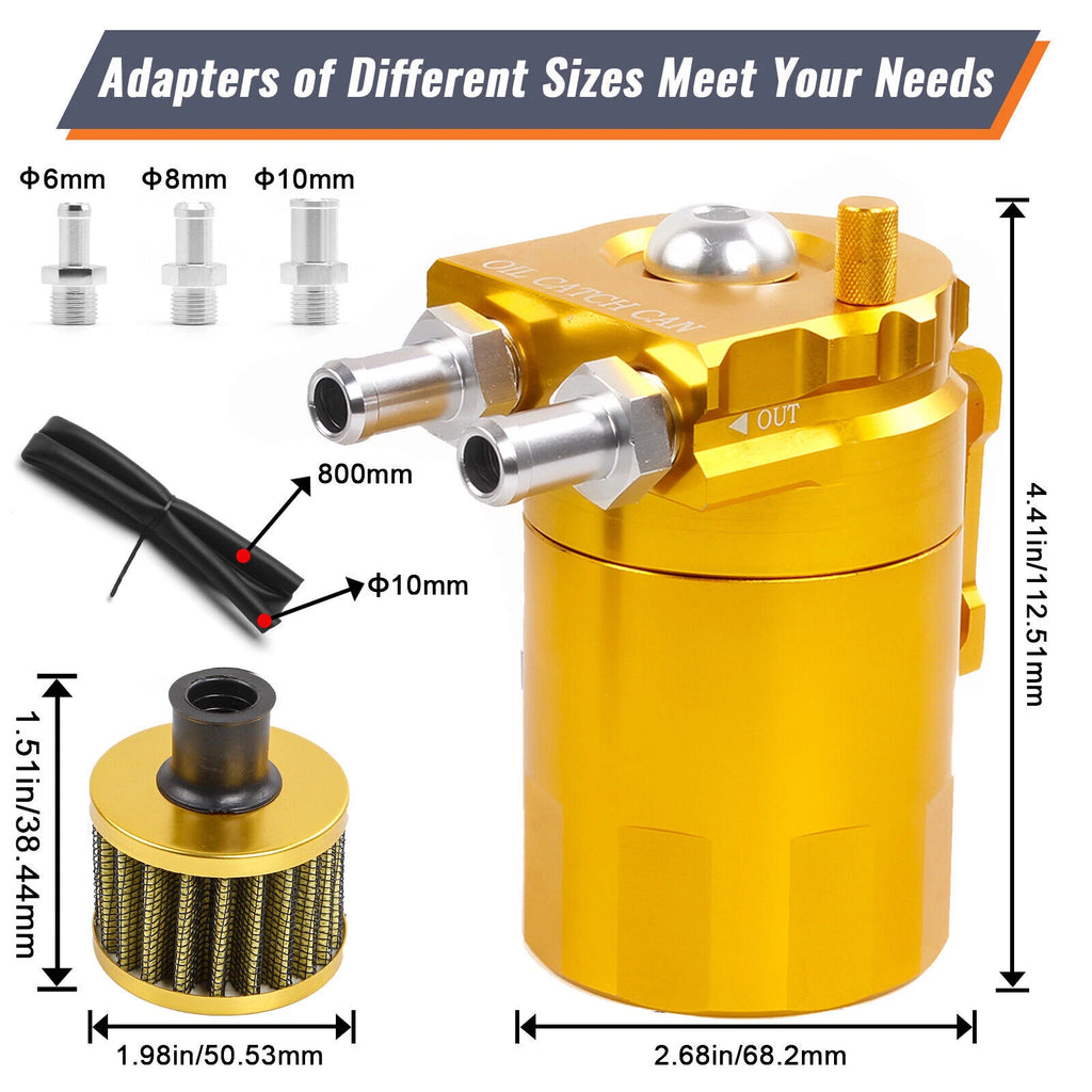 Oil Catch Can Kit for Universal Vehicles