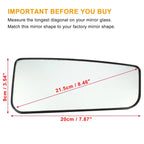 Right Towing Mirror Glass Lower for Ford F-150 F-250 F-350 F-450 F-550 