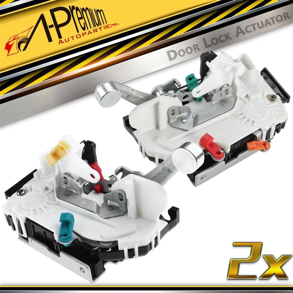 2X Front Door Lock Actuator for Jeep Liberty (2008–2012) Dodge Nitro (2007–2011)