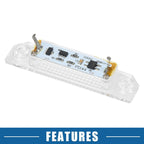 2X LED License Plate Light No.6E5Z13550A for Ford Fusion (2006–2012)
