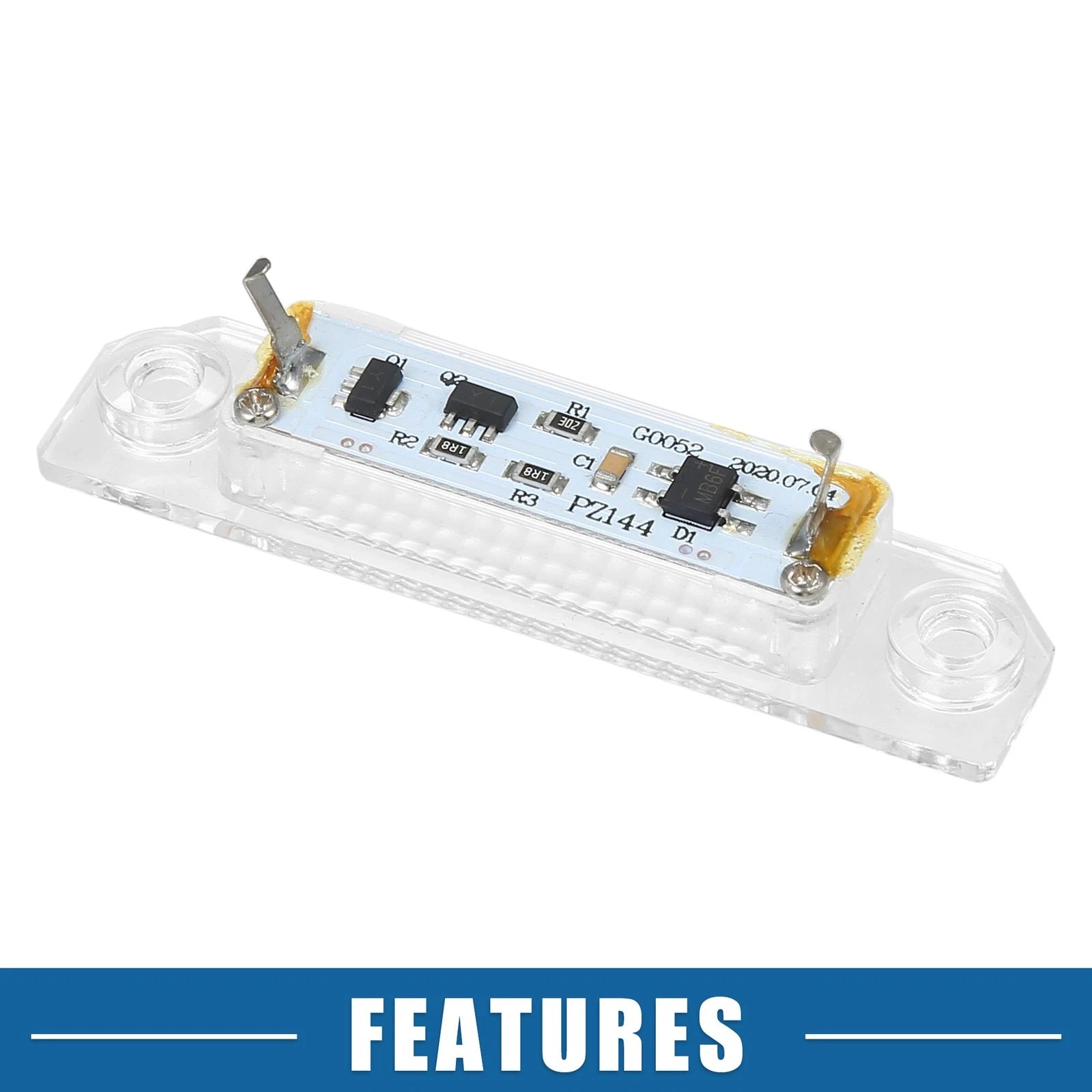 2X LED License Plate Light No.6E5Z13550A for Ford Fusion (2006–2012)