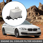 Engine Oil Cooler Filter Housing for BMW 5 6 7 Series (No. 17217803830)