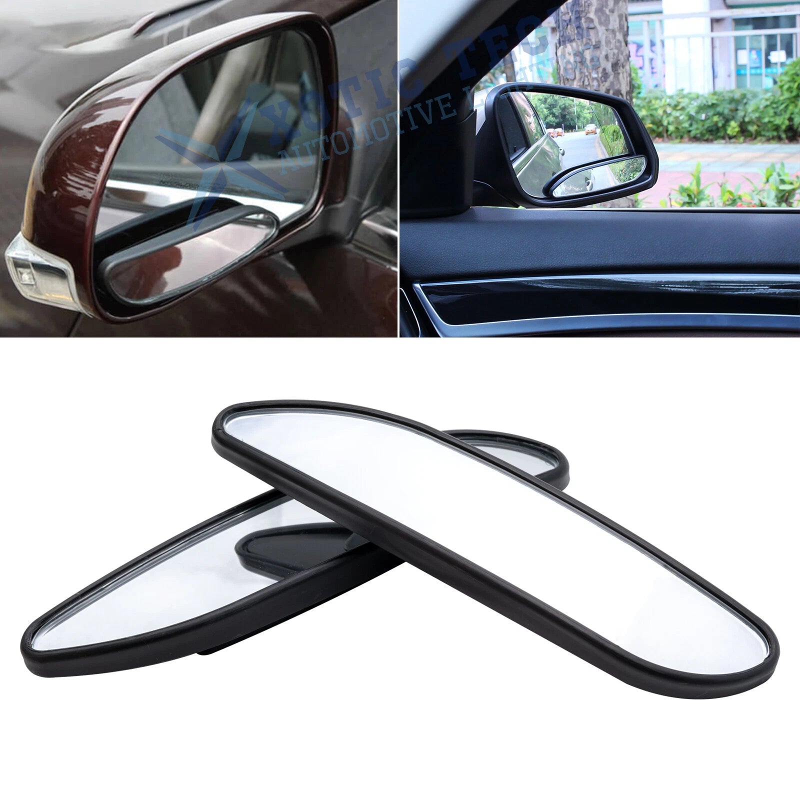2x Auxiliary Rear View Blind Spot Mirror for Car (2010–2024)