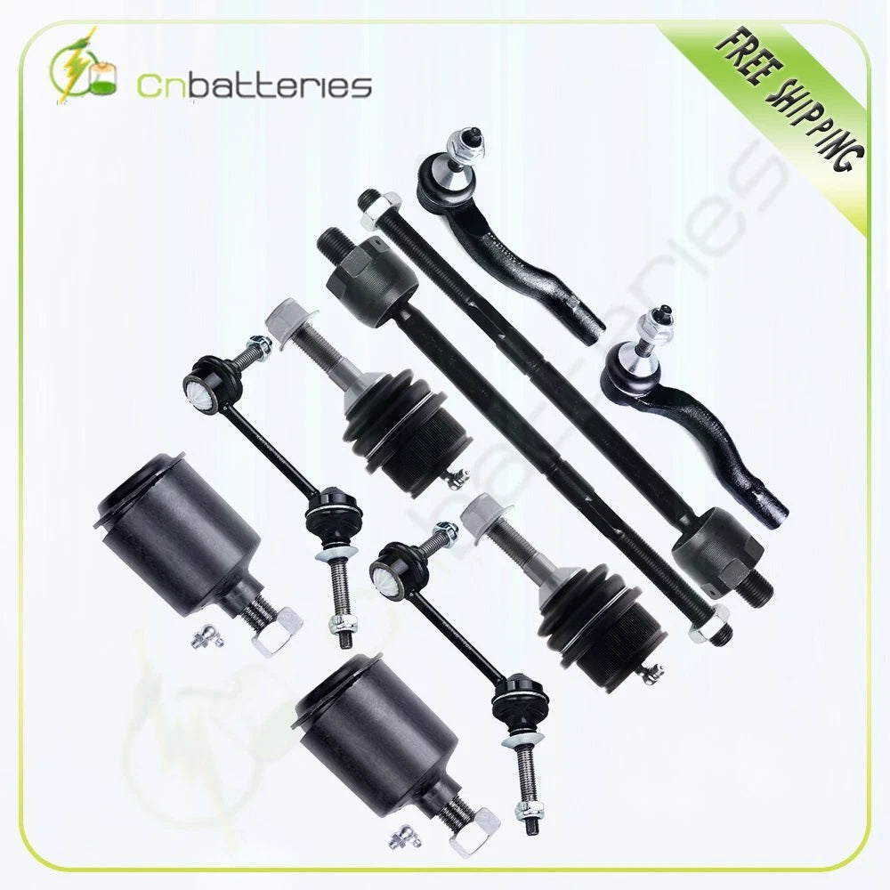 10pc Ball Joint Tie Rod Sway Bar Link Kit for Mercury Grand Marquis (2003–2005)