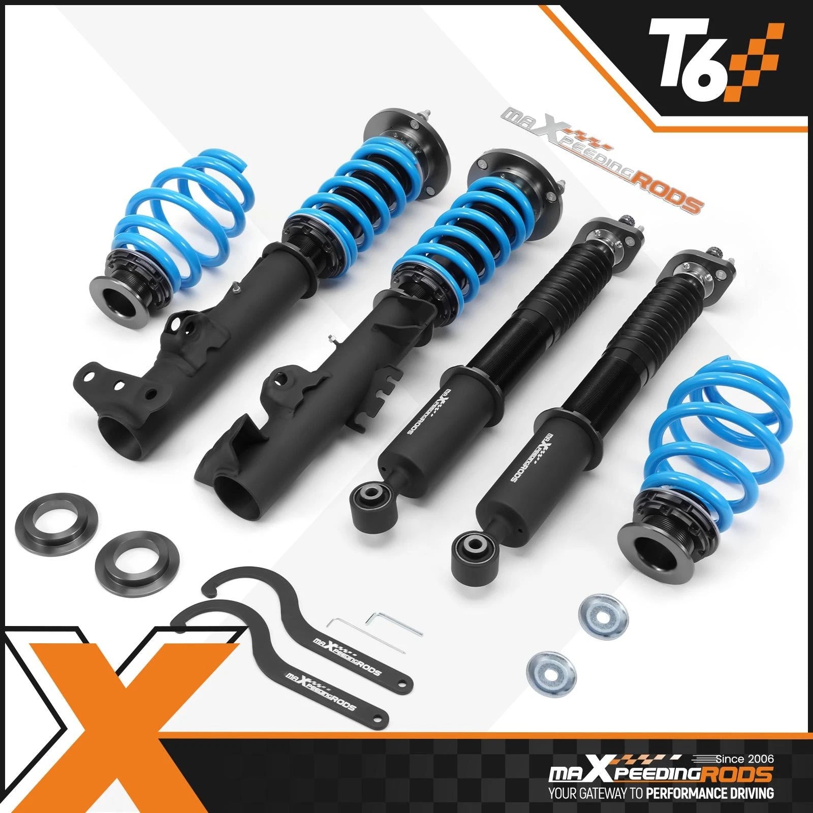 Complete Damper ADJUSTABLE SUSPENSION COILOVER FOR BMW 3-SERIES E36 325 M3 92-98