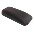 PVC Leather Console Armrest Cover for Honda Civic (1996–2000) Red Stitch