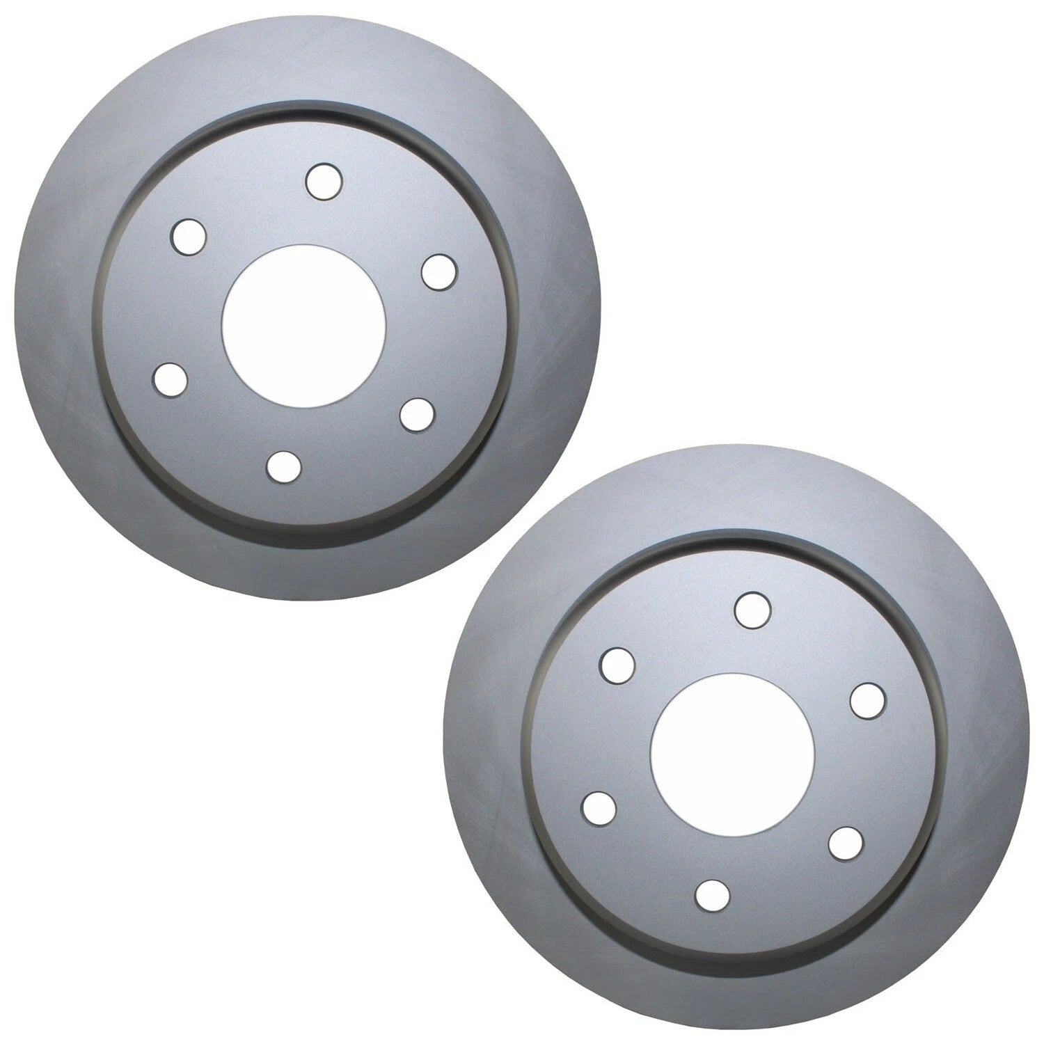 Set of 2 Rear Coated 330mm Brake Rotors for Cadillac Chevrolet GMC