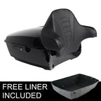 Black King Trunk Backrest for Harley Touring CVO Road Street Glide (2014–2026)