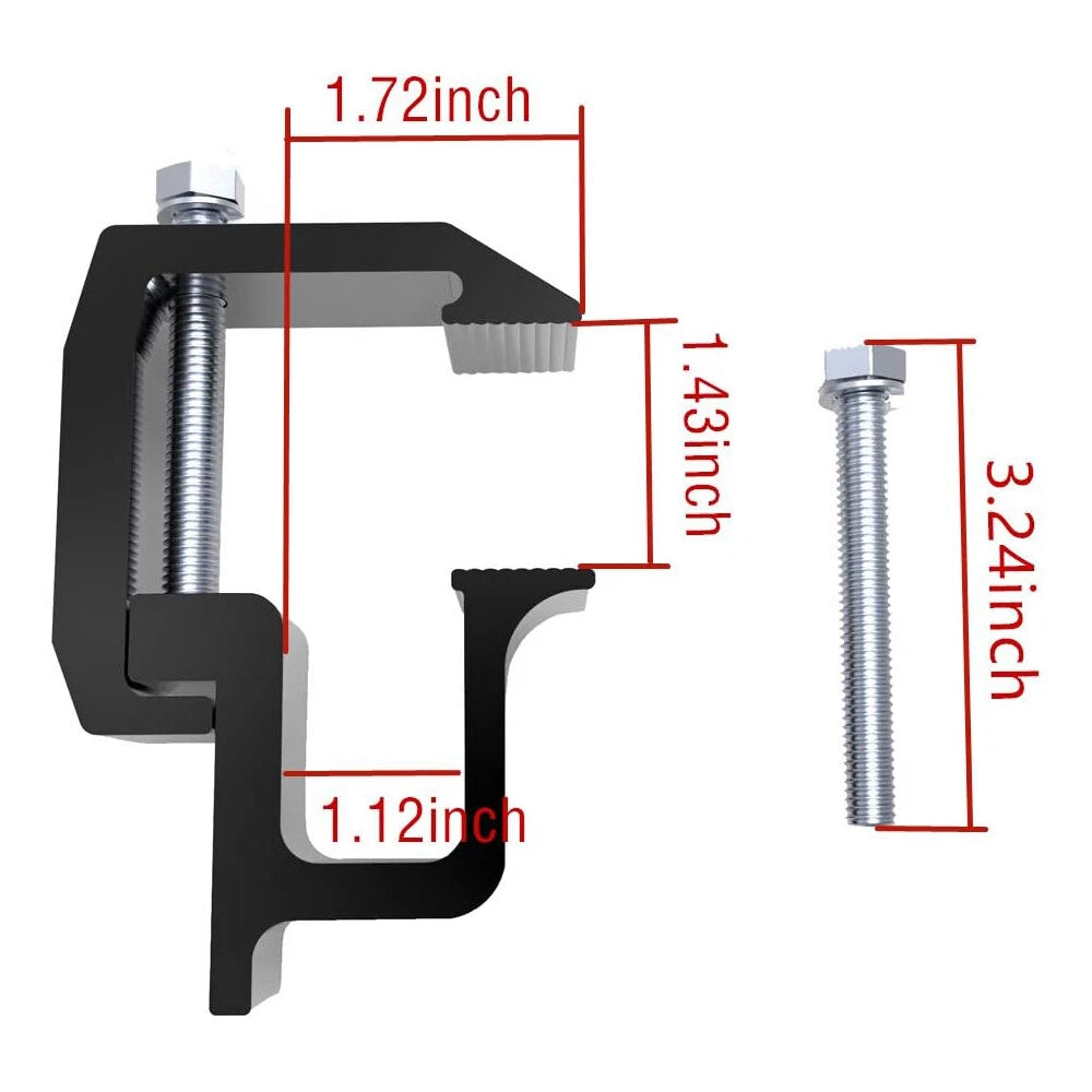 Set of 6 Mounting Clamps for Truck Cap Topper (Heavy Duty)